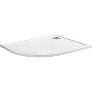 Душевой поддон из искусственного камня BelBagno Uno 120x90 R TRAY-MR-UNO-RH-120/90-550-35-W-R-CR Белый